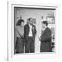 Painter Jackson Pollock and Lee Krasner Talking with Guest-Martha Holmes-Framed Premium Photographic Print