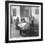 Painter Jackson Pollock Visiting with Guests-Martha Holmes-Framed Premium Photographic Print