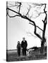 Painter Jackson Pollock Walking in Field with Wife Lee Krasner-Martha Holmes-Stretched Canvas