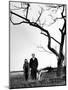 Painter Jackson Pollock Walking in Field with Wife Lee Krasner-Martha Holmes-Mounted Photographic Print