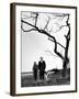 Painter Jackson Pollock Walking in Field with Wife Lee Krasner-Martha Holmes-Framed Photographic Print