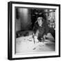 Painter Jackson Pollock Working in His Long Island Studio Adjacent to His Home-Martha Holmes-Framed Premium Photographic Print