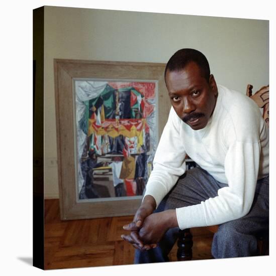 Painter Jacob Lawrence-Robert W^ Kelley-Stretched Canvas