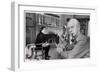 Painter Norman Rockwell Working in His Studio-Alfred Eisenstaedt-Framed Photographic Print