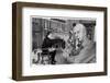 Painter Norman Rockwell Working in His Studio-Alfred Eisenstaedt-Framed Photographic Print