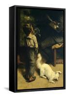 Painter's Studio, 1855-Gustave Courbet-Framed Stretched Canvas