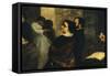 Painter's Studio, 1855-Gustave Courbet-Framed Stretched Canvas