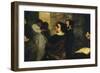 Painter's Studio, 1855-Gustave Courbet-Framed Giclee Print