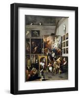 Painter's Studio-Pierre Subleyras-Framed Giclee Print