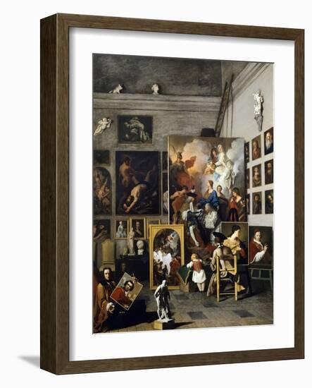 Painter's Studio-Pierre Subleyras-Framed Giclee Print