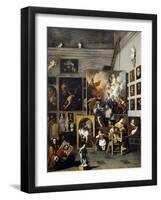 Painter's Studio-Pierre Subleyras-Framed Giclee Print