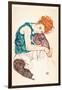 Painter's Wife, Seated-Egon Schiele-Framed Art Print