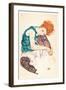 Painter's Wife, Seated-Egon Schiele-Framed Art Print