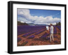 Painter, Vaucluse, Provence, 1998-Trevor Neal-Framed Giclee Print