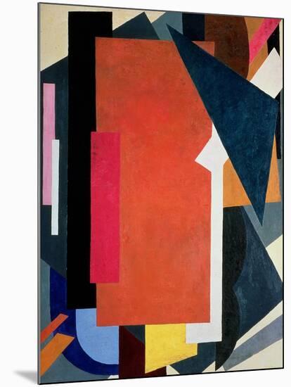 Painterly Architectonics, 1916-17-Liubov Sergeevna Popova-Mounted Giclee Print