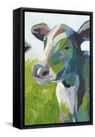 Painterly Cow III-Grace Popp-Framed Stretched Canvas