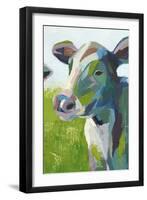 Painterly Cow III-Grace Popp-Framed Art Print