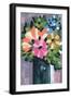 Painterly Florals in Vase I-Yvette St. Amant-Framed Art Print