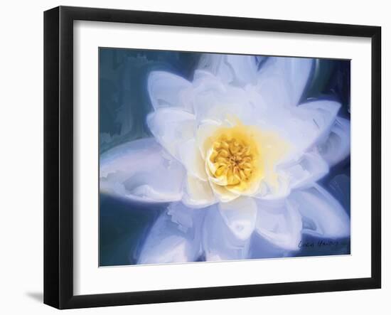 Painterly Flower III-Lola Henry-Framed Photographic Print