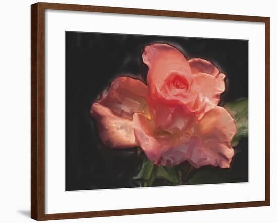 Painterly Flower IV-Lola Henry-Framed Photographic Print