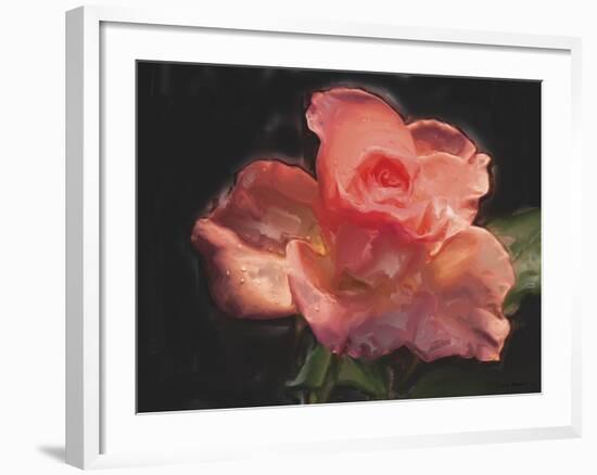 Painterly Flower IV-Lola Henry-Framed Photographic Print