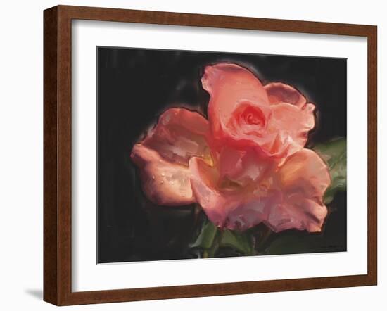 Painterly Flower IV-Lola Henry-Framed Photographic Print