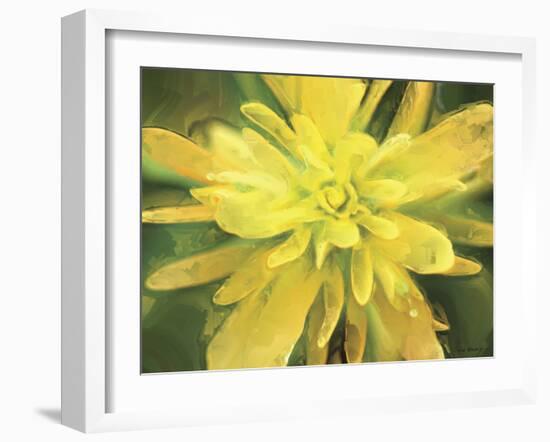 Painterly Flower VII-Lola Henry-Framed Photographic Print