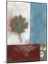 Painterly Leaf Collage II-W. Green-Aldridge-Mounted Art Print