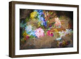 Painterly Posy, 2018-Helen White-Framed Giclee Print