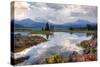 Painterly Scene at Spark's Lake, Bend Oregon-Vincent James-Stretched Canvas