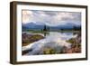 Painterly Scene at Spark's Lake, Bend Oregon-Vincent James-Framed Photographic Print