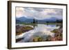 Painterly Scene at Spark's Lake, Bend Oregon-Vincent James-Framed Photographic Print