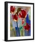 Painterly Tulips I-Erin McGee Ferrell-Framed Art Print