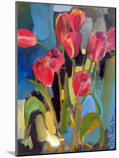 Painterly Tulips II-Erin McGee Ferrell-Mounted Art Print