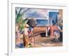 Painters in Ischia-Edoardo Giordano-Framed Giclee Print