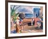 Painters in Ischia-Edoardo Giordano-Framed Giclee Print