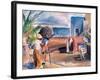 Painters in Ischia-Edoardo Giordano-Framed Giclee Print