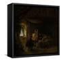 Painters Studio-Adriaen Van Ostade-Framed Stretched Canvas