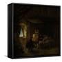 Painters Studio-Adriaen Van Ostade-Framed Stretched Canvas