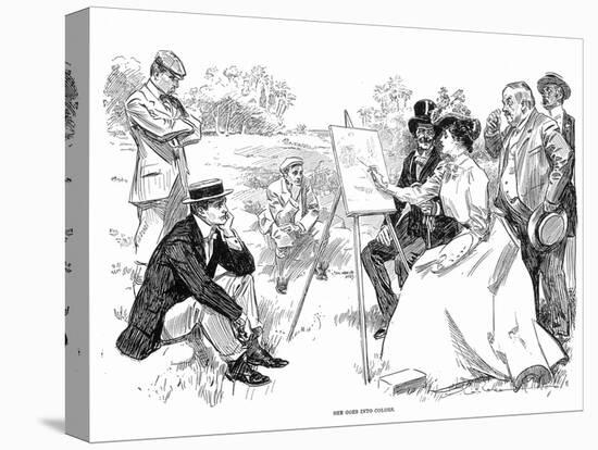 Painting, 1901-Charles Dana Gibson-Stretched Canvas