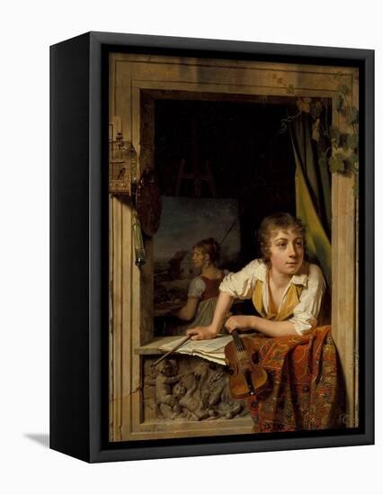 Painting and Music , 1800-Martin Drolling-Framed Stretched Canvas