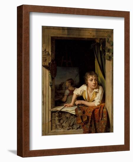 Painting and Music , 1800-Martin Drolling-Framed Giclee Print