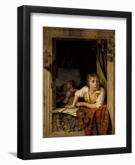 Painting and Music , 1800-Martin Drolling-Framed Giclee Print