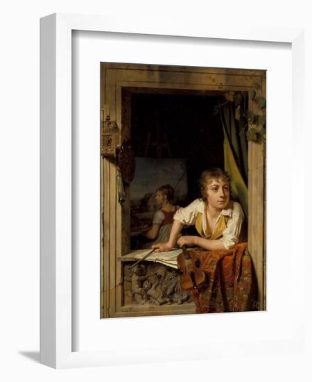 Painting and Music , 1800-Martin Drolling-Framed Giclee Print