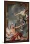 Painting Awakening Sleeping Genius-Charles Antoine Coypel-Framed Giclee Print