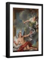 Painting Awakening Sleeping Genius-Charles Antoine Coypel-Framed Giclee Print