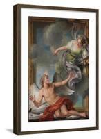 Painting Awakening Sleeping Genius-Charles Antoine Coypel-Framed Giclee Print