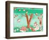 Painting Birdhouses - Jack & Jill-Janet Smalley-Framed Giclee Print