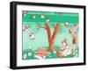 Painting Birdhouses - Jack & Jill-Janet Smalley-Framed Giclee Print