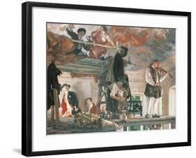 Painting by Adolph Von Menzel-null-Framed Giclee Print